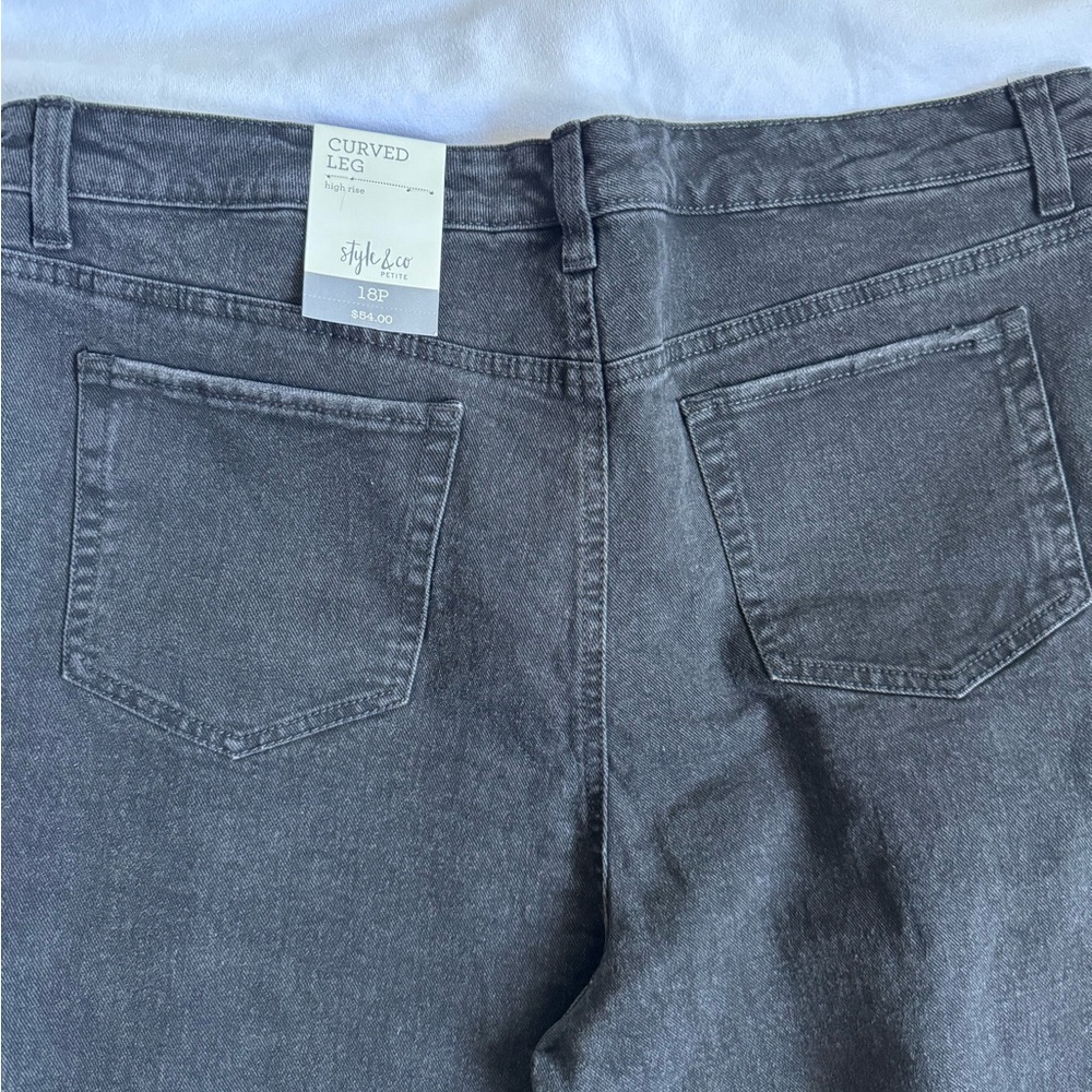 Style & Co. Black Ripped Capris - Picture 10 of 10